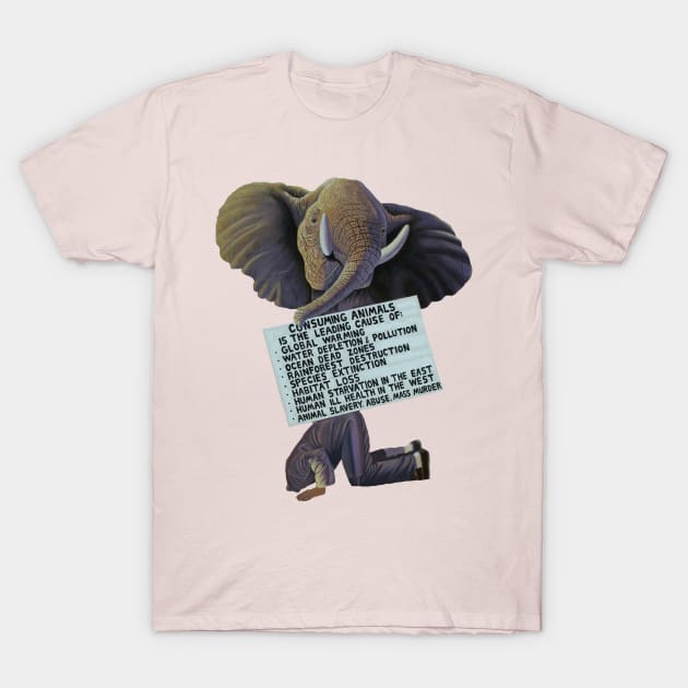 The Elephant in the Room T-Shirt by JoFrederiks